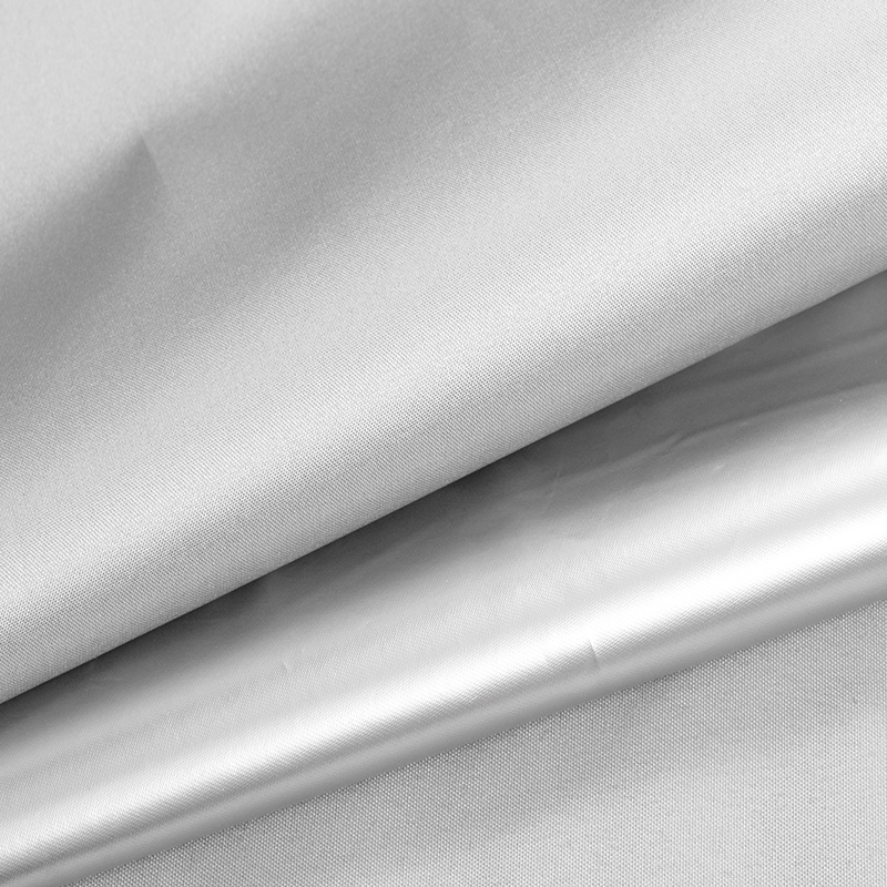 لون التفتا مع طلاء الفضة-07